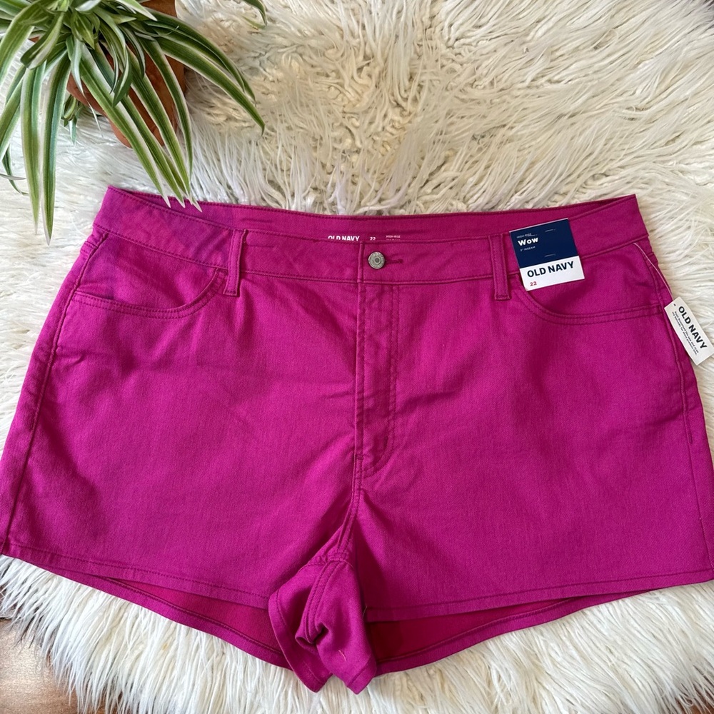 New🌿High-Rise Jean Shorts